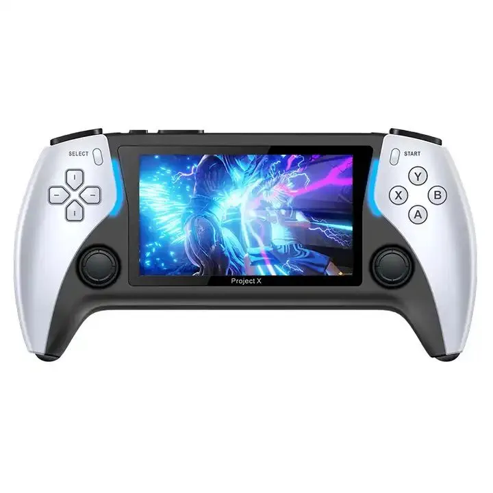 The new PROJECT X 43 inch handheld game console supports 10000 games controllers gaming players Wgjns