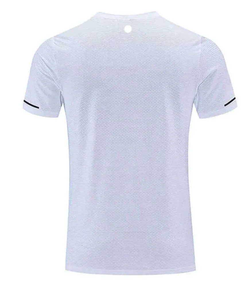LuLus Uomo Yoga Outfit T-shirt da palestra Esercizio Fitness Wear Basket Quick Dry Ice Seta Camicie Top da esterno Manica corta Elastico Traspirante 624