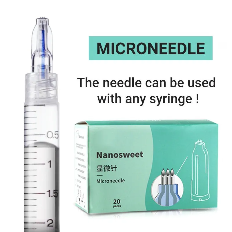 Novo Meso Multi Agulhas 3 Pinos Nano Substituído Micro para P r-p Mesoterapia Arma Cartucho Ijetor Vital de Água