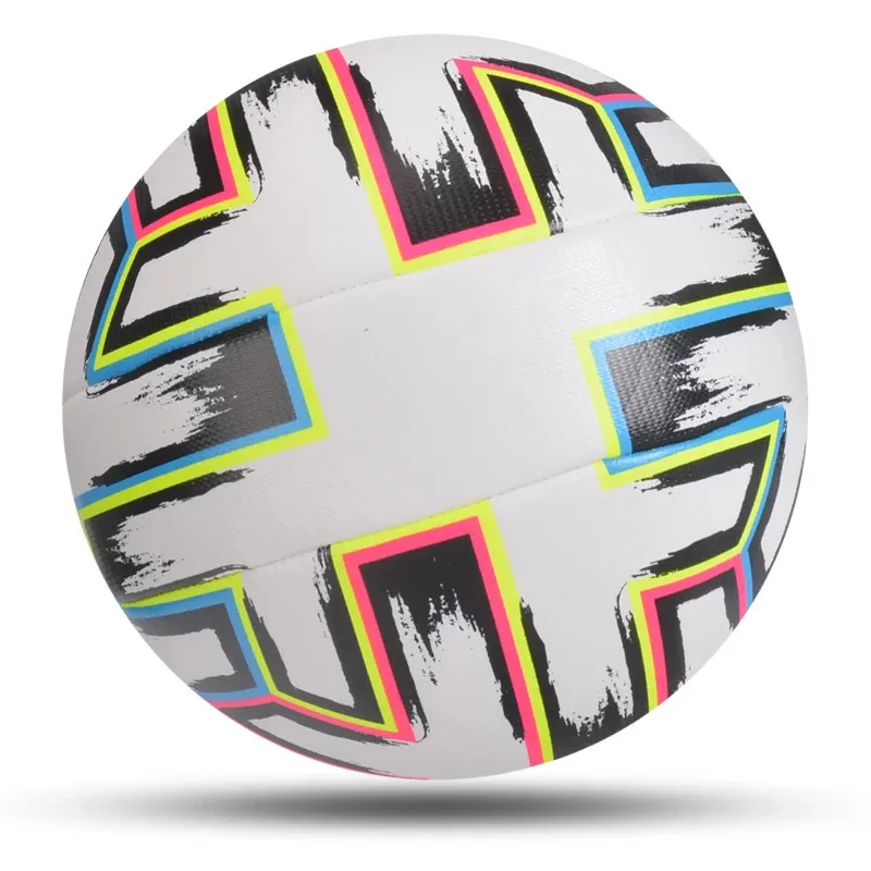 est Soccer Balls Standard Size 5 MachineStitched Ball PU Material Sports League Match Football Training futbol voetbal 240103