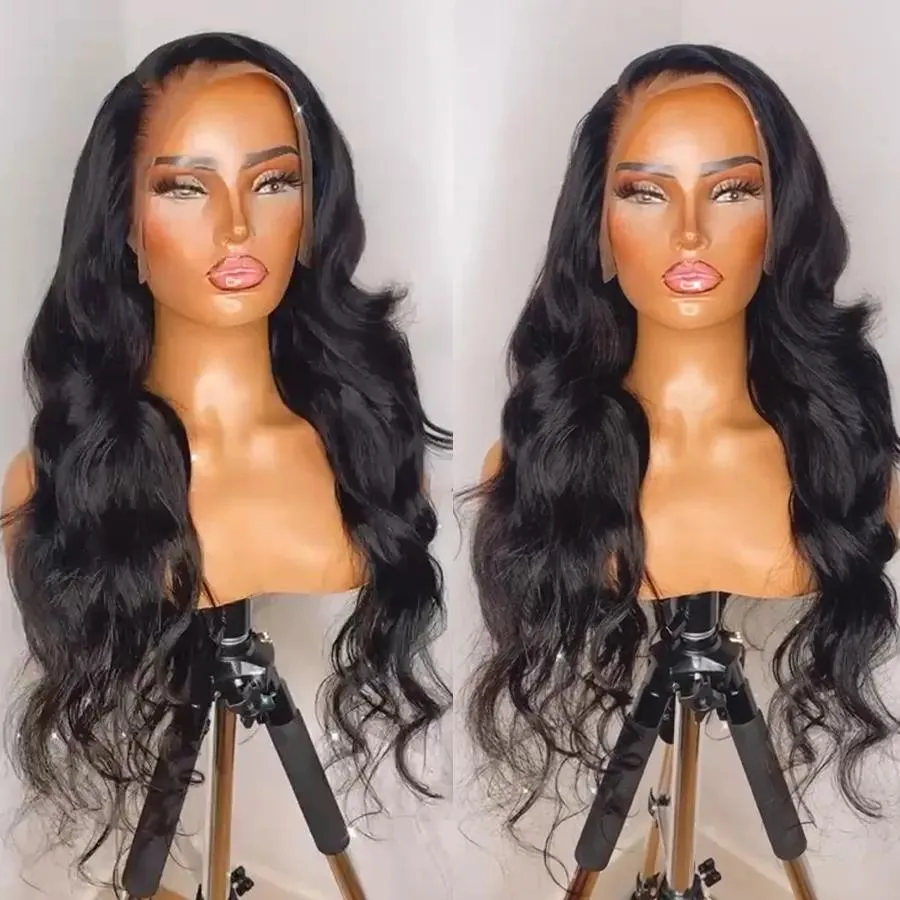 الباروكات 32 34 Human Hair13x4 الدانتيل الجبهة البسكانية جسم المياه العميقة موجة kinky culry 4x4 الإغلاق شعر مستعار للنساء السود