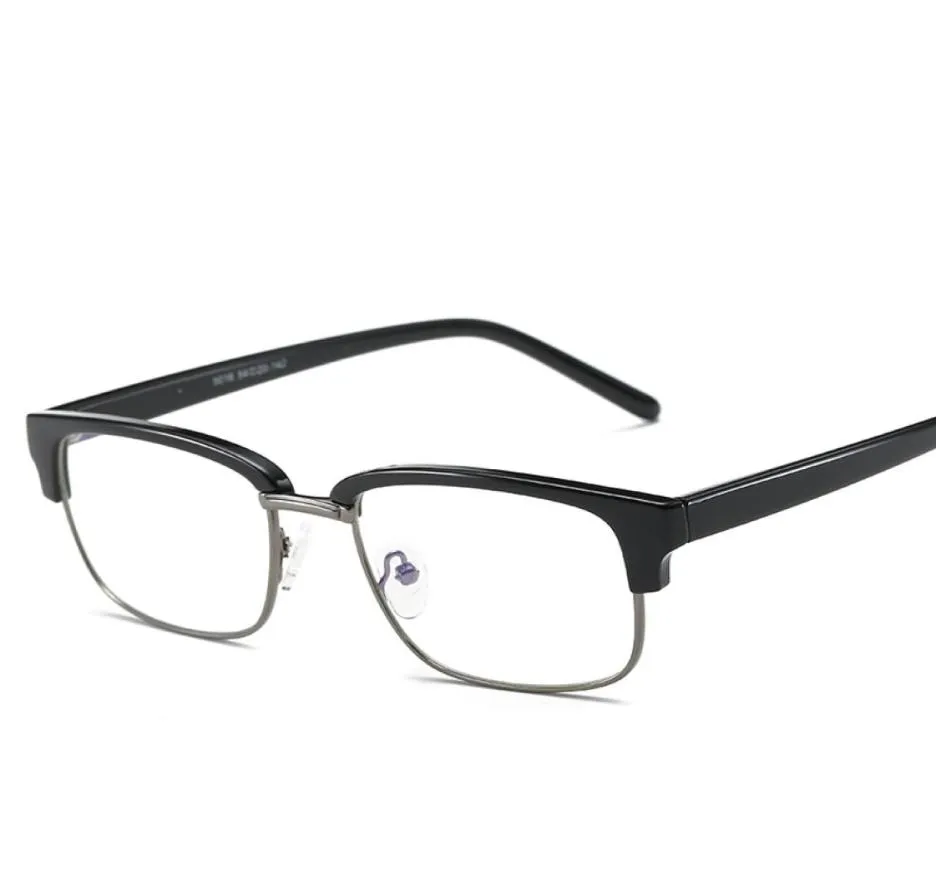 Whole Tr90 Anti Blue Ray Clear Lens Fałszywe szklanki Ochrona okularów Okulowanie tytanowe rama czytanie okularów komputerowych dla kobiet Men1374481