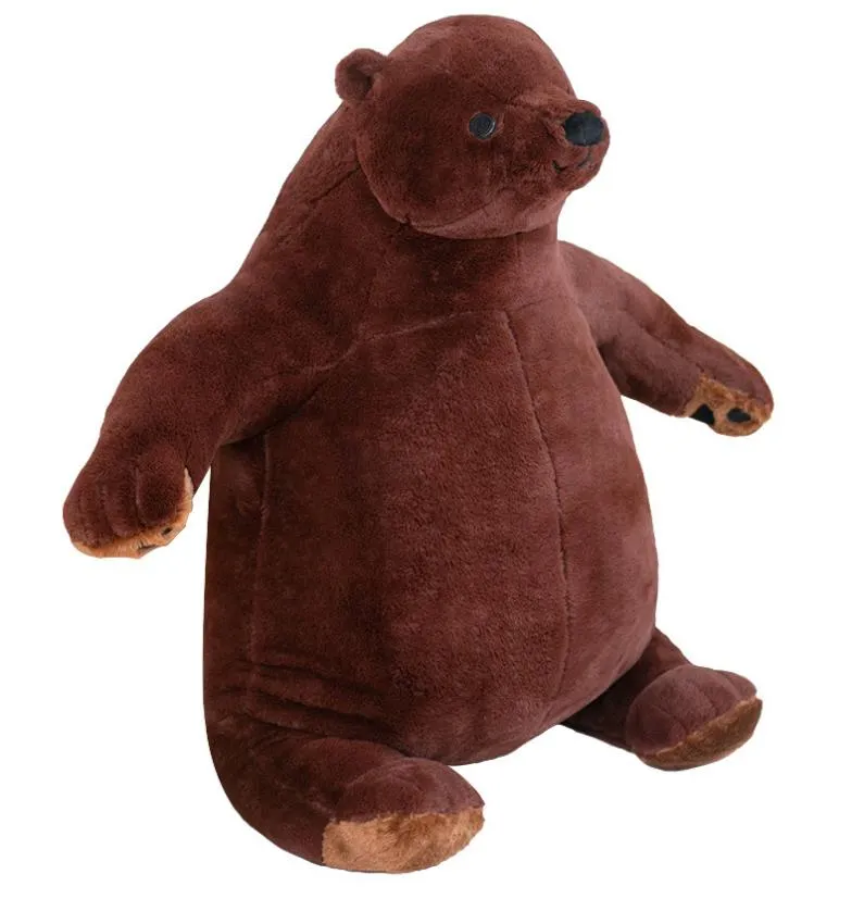 Djungelskog Bear Big Teddy Bear Plush Toys محشوة الحيوانات الناعمة ألعاب دمية طفل طفل 100 سم 39 بوصة 8289721