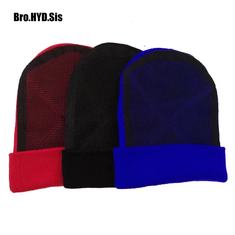 Professional Bboy Headspin Beanies Knitted Spin Hat Breaking Dance Spinhead Beanie Breakins Cap Black Drop 240103