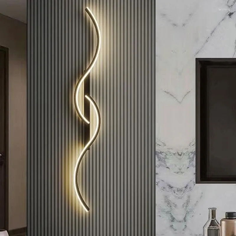 Applique LED Lampe De Chevet Luminaire Pour Salon Chambre Escalier Art Moderne Intérieur
