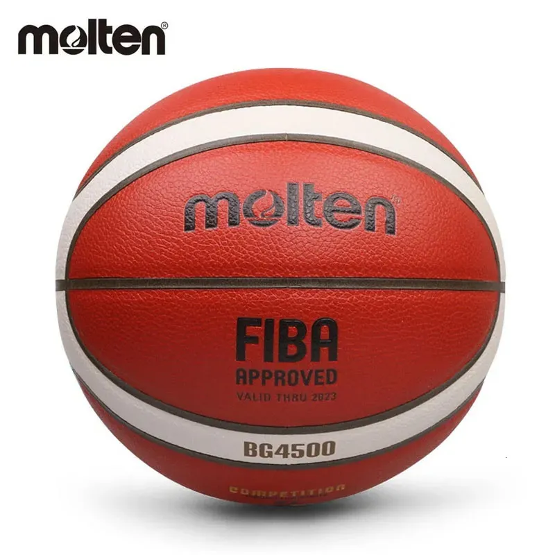Baloncesto 240103 Basketball Molten Größe 7 Offizielles Material Outdoor Indoor Match Trainingsball Hochwertige Herren und Damen