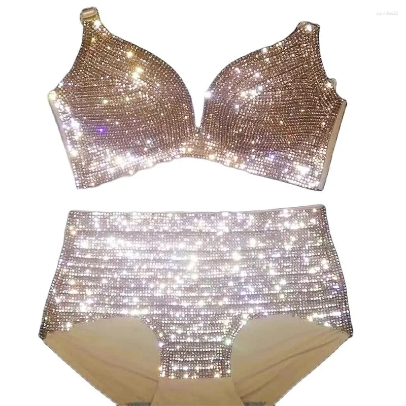 Sparkling Rhinestone Stage Outfit Women's Bra Shorts Set, Tight  Stretch, Evening Prom, DJ, Dance Costume Hot Sale!