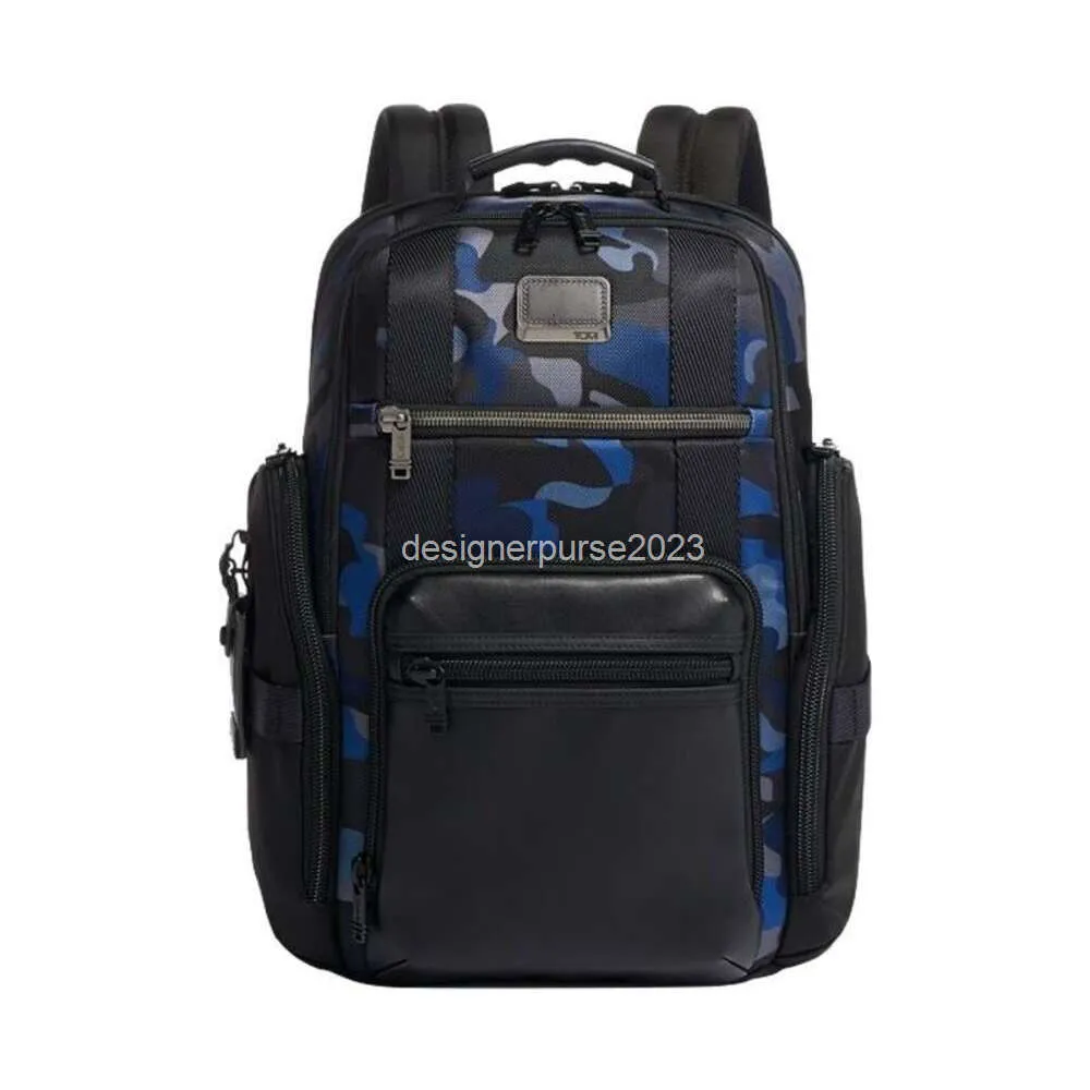 Мужские мужские пакеты книги Nylon Tumiis 4ik2 Дизайнерские сумки Back Back 232389D Leisure Bookbag Backback Роскошная баллистическая сумочка для компьютерной пригородной автобус KNN0