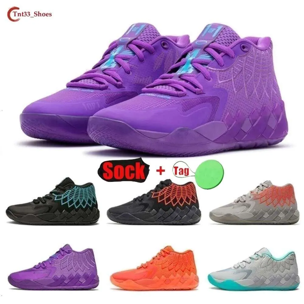 LaMelo Lafrance Ball Mb.01 Style Basketball Boots Queen City Mid Top Mens Breathable Durable Outdoor Women Running Shoes