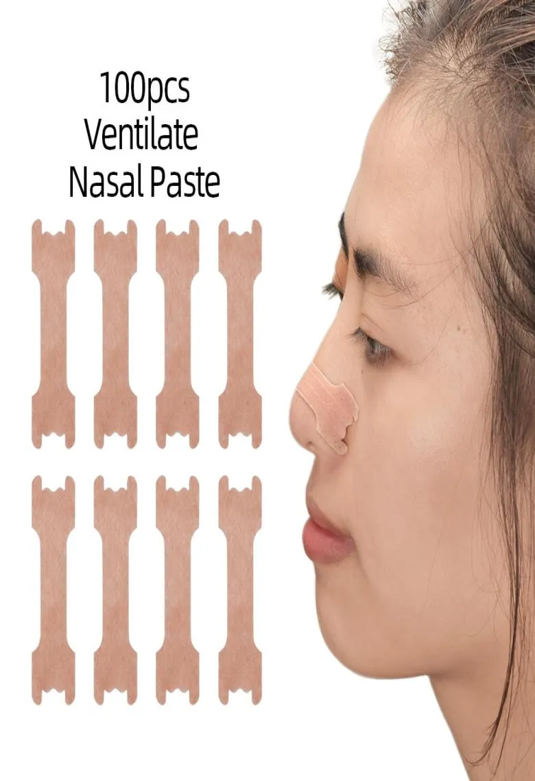 Bandes nasales Anti-ronflement, 100 pièces, pour respirer correctement, aide à arrêter le ronflement, Patch nasal, aide à mieux respirer 6625701