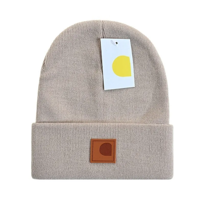 Gorro de malha de inverno feminino, gorro de lã grosso e quente, gorro de pele sintética, gorro feminino gz08