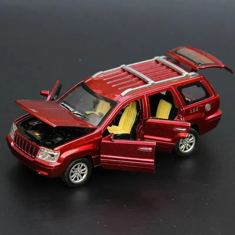 Cars Diecast Model 1 32 Jeeps Grand Cherokee Alloy Classic Car Model Diecast Metal Toy Offroad Vehicles Car Model Simulation Sound Lig