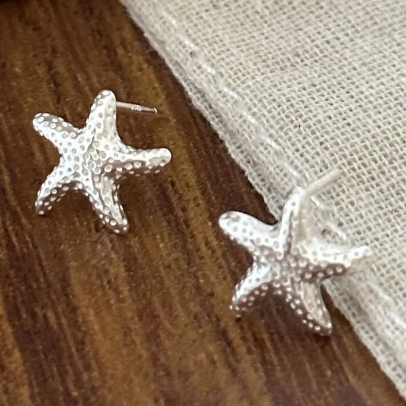 Hoop örhängen BF Club 925 Sterling Silver for Women Trendy Starfish Earring Prevent Allergy Party Accessories Christmas Gift