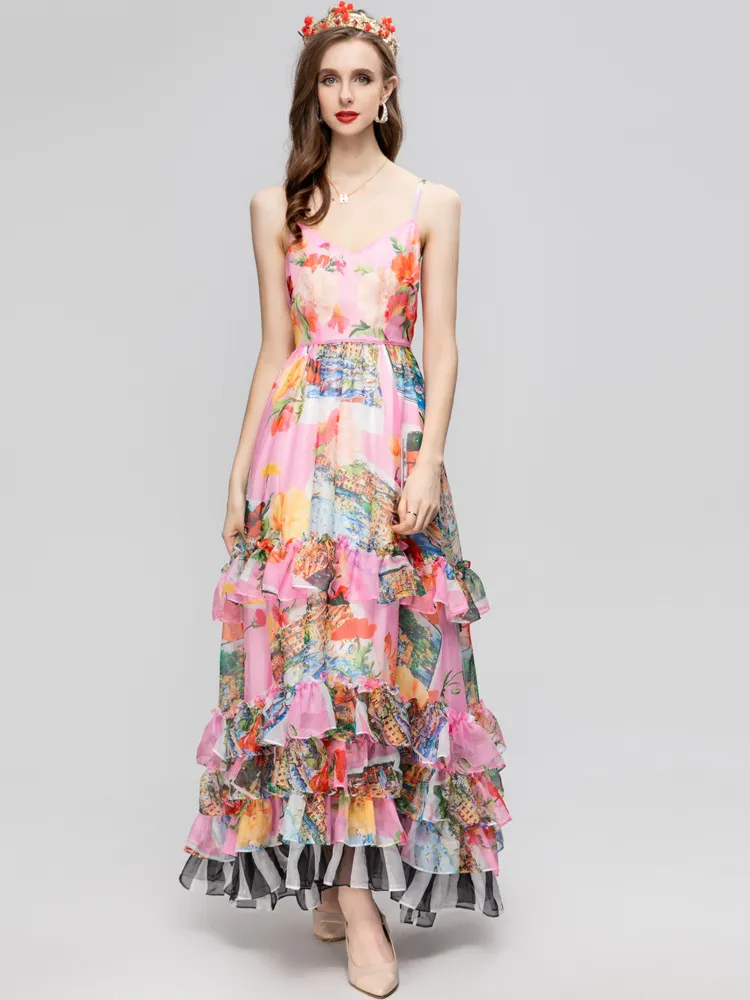 high waisted block color chiffon dress 4459 high waisted block color chiffon dress 4459