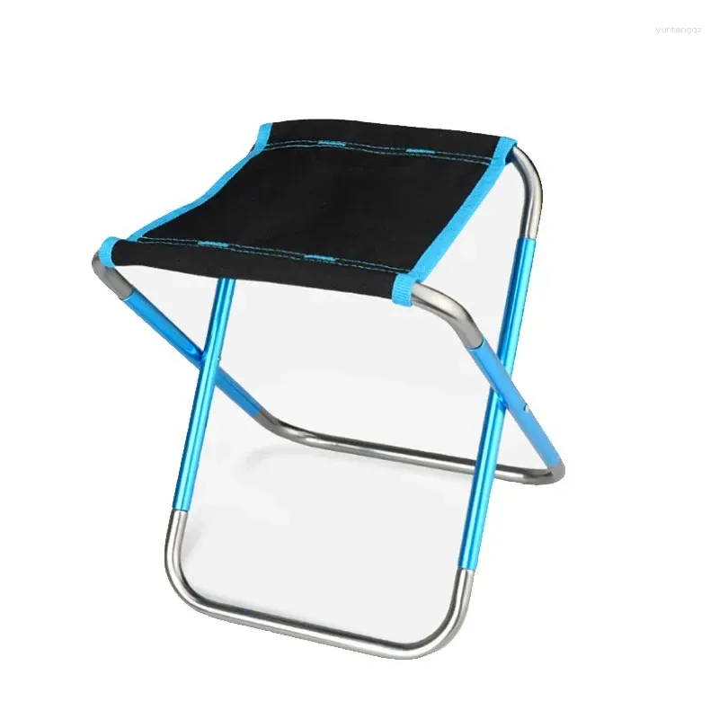 Meubles de Camp 2024 en alliage d'aluminium, tabouret d'extérieur pliable et Portable pour pique-nique, MIni rangement, chaise de pêche ultralégère