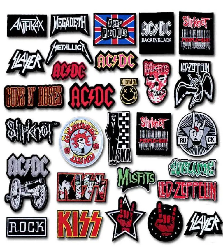 Muziek Doek Patch Badge Geborduurde Leuke Badges Hippie Ijzer Op Kids Cartoon Patches Voor Kleding Stickers1976564