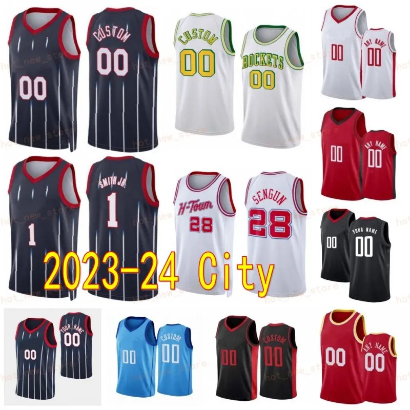 Men Women City Basketball Jalen Green Jersey 4 Alperen Sengun 28 Jock Landale 2 Jeff Green 32 Boban Marjanovic 51 Jabari Smith Jr 10 Zarobi się klasykę