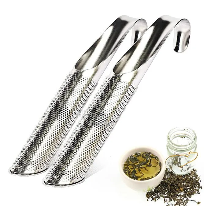 Infusor de chá em aço inoxidável, varas, folhas de chá, tempero, tubo, bule, malha fina, filtro de café, utensílios de cozinha, acessórios