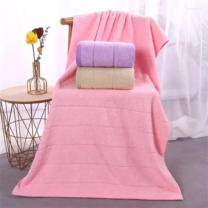 Towel Home House Asciugamani da bagno tinta unita in puro colore solido 70x140 cm Doccia in morbido cotone assorbente per adulti