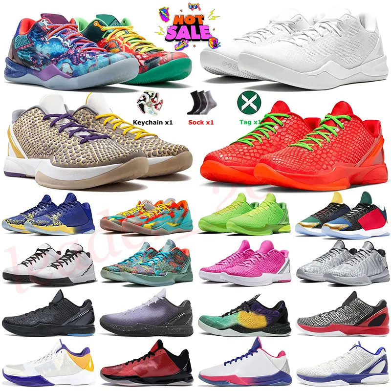 Nike Kobe 5 6 Reverse Grinch Basketball Shoes Kobes 8 Venice Beach Mamba Men Big Stage Chaos 5 Protro What If All Star I Promise Easter【code ：L】Trainers Sports Sneakers