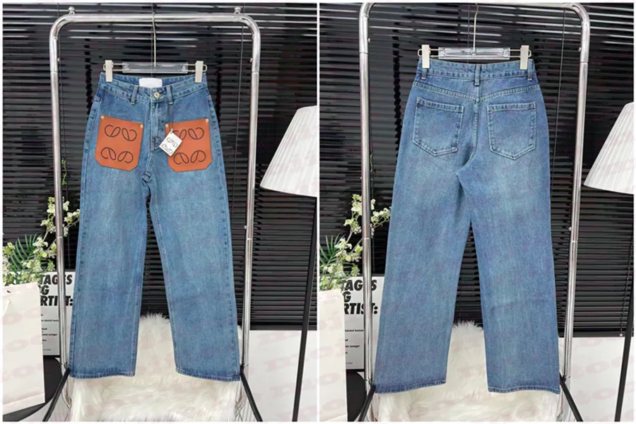 Designer di denim jeans for women designer classic pantaloni Lady jean high street pantaloni lunghi stili misti 61
