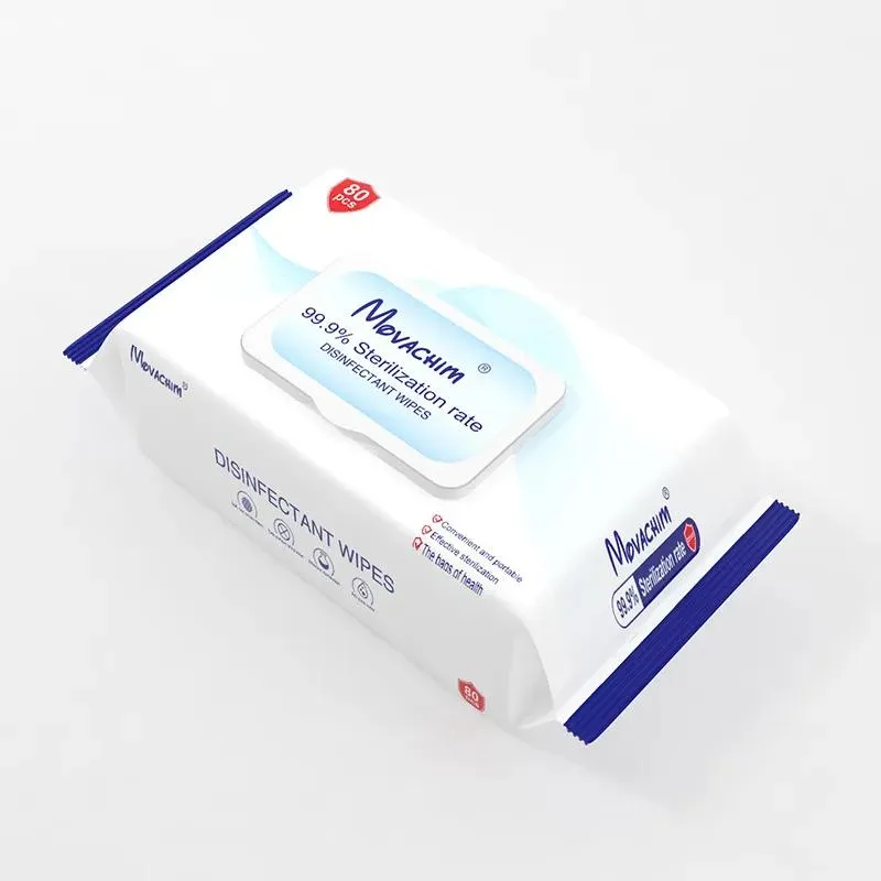 Lingettes 80 lingettes/paquet tampons antibactériens de désinfection portables lingettes humides mère bébés soins de nettoyage de la peau stérilisation tissu de nettoyage