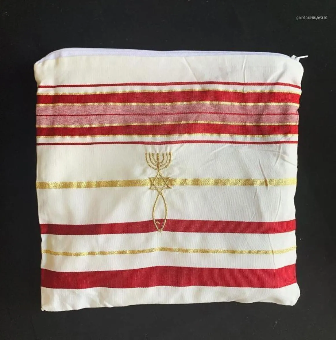 Schals Jüdischer Tallit Burgandy und Gold Gebetsschal Talit Talis Tasche Schals Tallits14868377