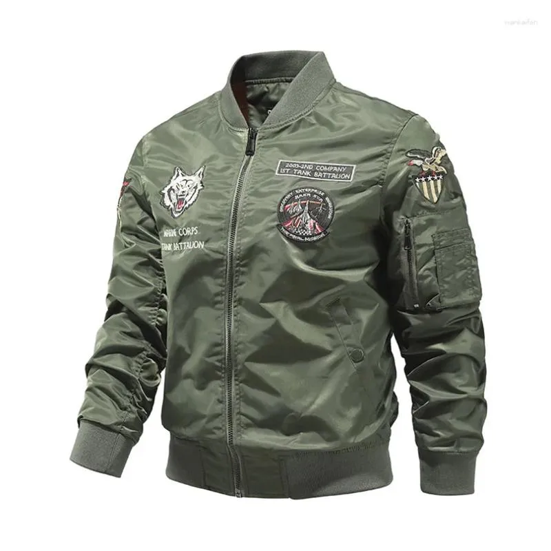 Jaquetas masculinas Bomber Jaqueta Bordado Terno Masculino Zip Up Casaco Primavera 2024 Plus Size Sportswear Homem Motocicleta Jack Patchwork Homens Roupas