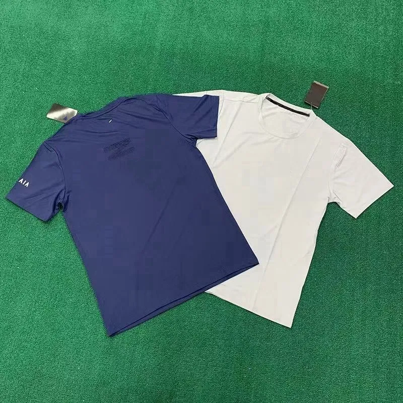 メンズテックTシャツサマーマンアイスシルクスポーツティーフィットネスクイックドライルーズカジュアルTシャツランニングトレーニングバスケットボールスポーツウェアジョギング半袖トラックスーツ