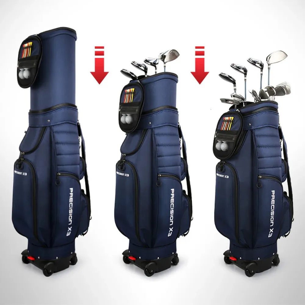 PGM Universal 4 Golf Bag Mens and Womens Telescopic Can Brake Flat Push Airbags Bags Men 240104