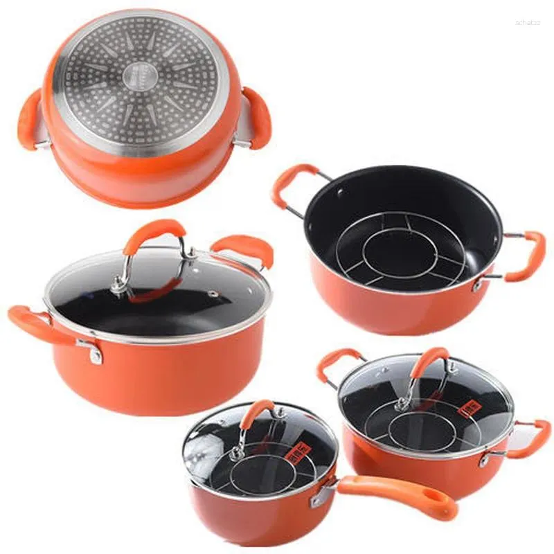 Pans Soup Pot Milk Non-stick Pan Baby Food Supplement Cooker Cookware Cooking Pots And Set Frying