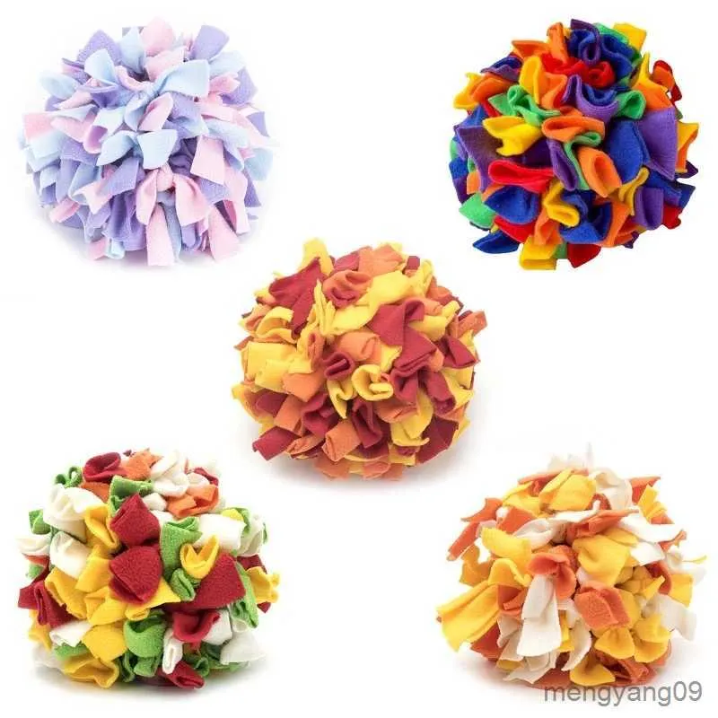 Dog Toys Chews Dog Sniffing Puzzle Ball Interactive Toy Portable Pet Snuffle Ball Encourage Training Educational Pet Slow Dispensing Feeder Toy