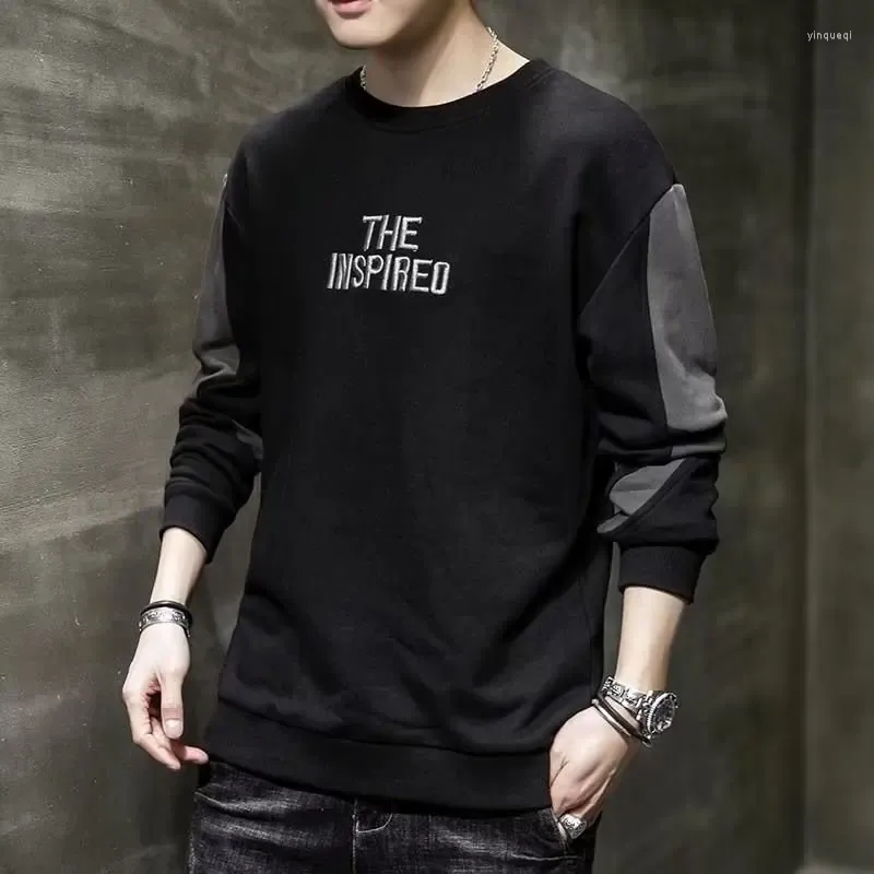 Men's Hoodies Sweatshirts For Men Sweater Thin Leisure Autumn Korean Style Clothes Long Sleeve T-shirt Trend Harajuku Pullover