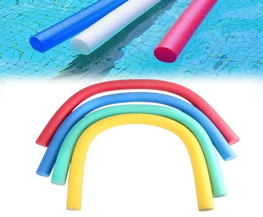 Pour enfant adulte eau flottante natation mousse piscine nouilles eau flotteur aide Woggle solide noyau nouilles Flexible rangée anneau 65150cm2864326