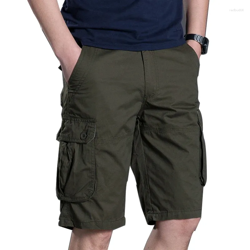 Hommes Shorts Cargo hommes été décontracté multi-poches Hip Hop Joggers ensemble militaire pantalon court pantalons de survêtement grande taille 38