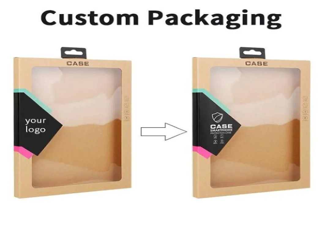 OEM entier personnaliser la boîte d'emballage de détail de papier Kraft pour pad 2 3 4 5 mini air 2 étuis de couverture de tablette boîtes d'emballage 8736213