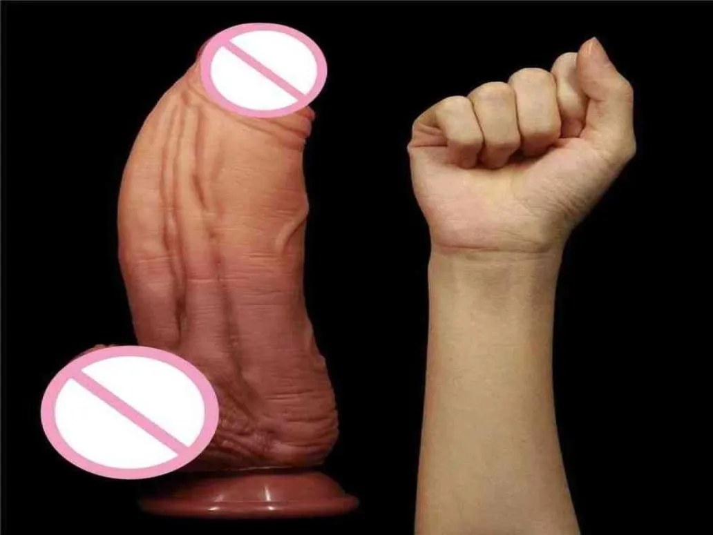 NXY Dildo 27 cm Enorme Realistico xxl Giocattolo del sesso in silicone per donne Adulte Vagina Gspot Stimolatore Ventosa 18 Negozio 2201053786266