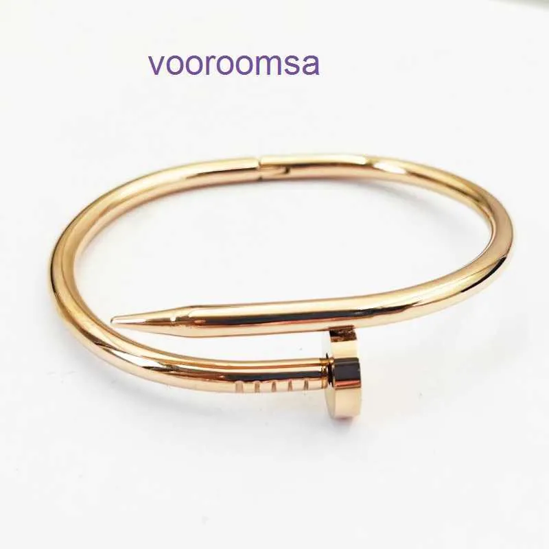 Autobanden Armband Damesmode Gepersonaliseerde trendy titanium stalen hoefijzer vergulde armbandvormige gesp roestvrij met originele doos