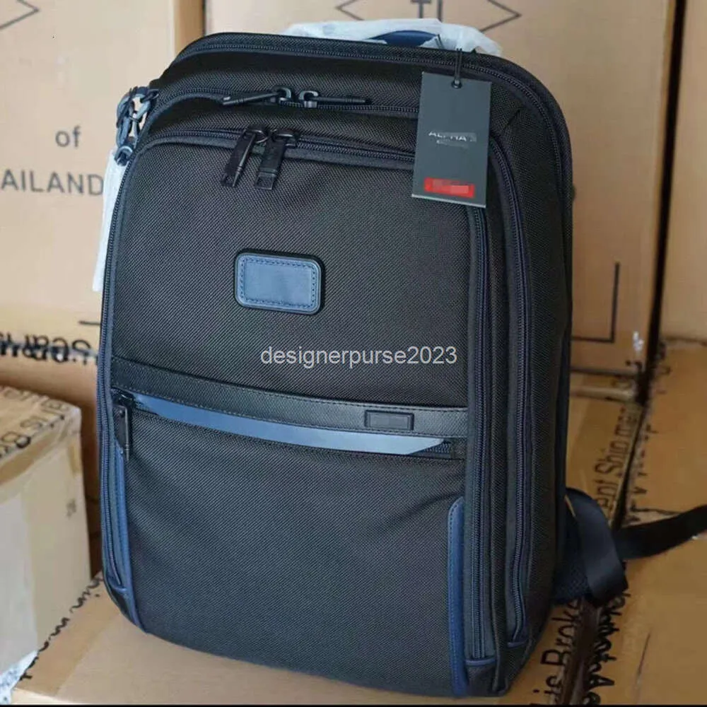 Designer Tumiis Daily Books Handbag Back Fashionable Imperproof Ballistic Computer Backpack Alpha3 Bookbag Pack Luxury Pack Men's Sacs 2603581D3 MENS NYLON NKLM