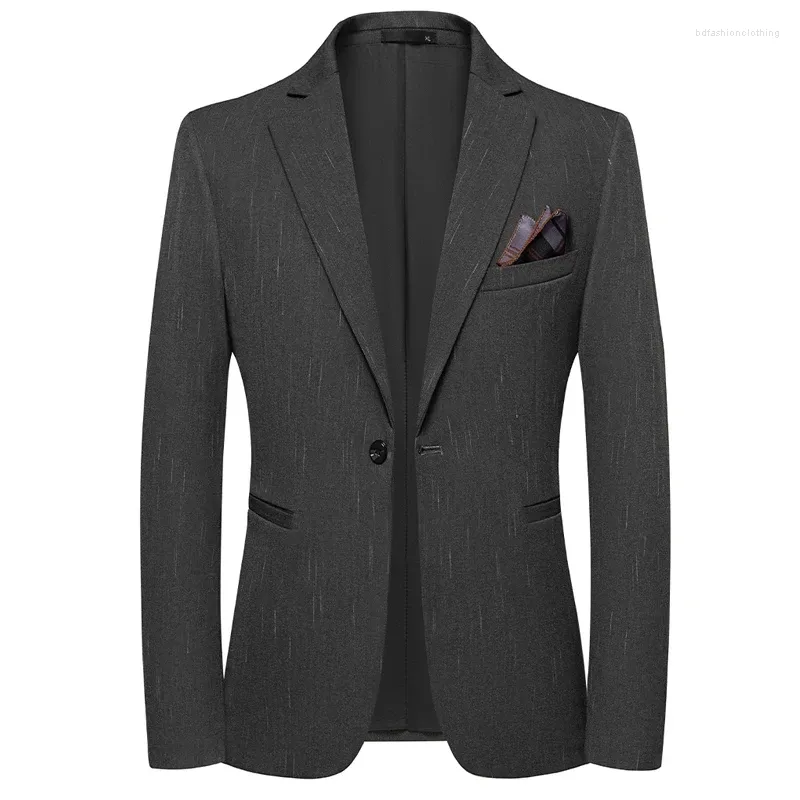 Ternos masculinos boutique moda sólida high-end casual negócios blazer noivo vestido de casamento blazers para homem terno topos jacke casaco