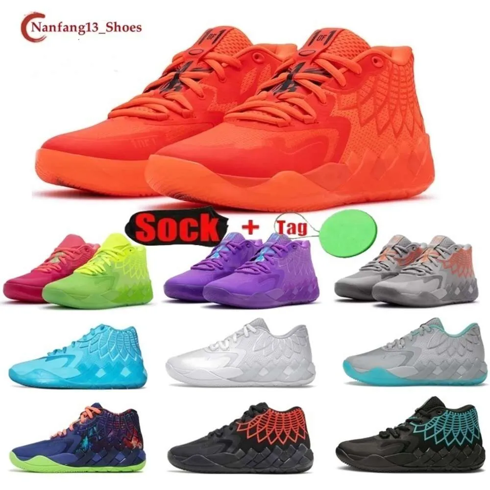 LaMelo Ball Shoes MB.01 Mens Basketball Shoe UFO Queen City Rick And