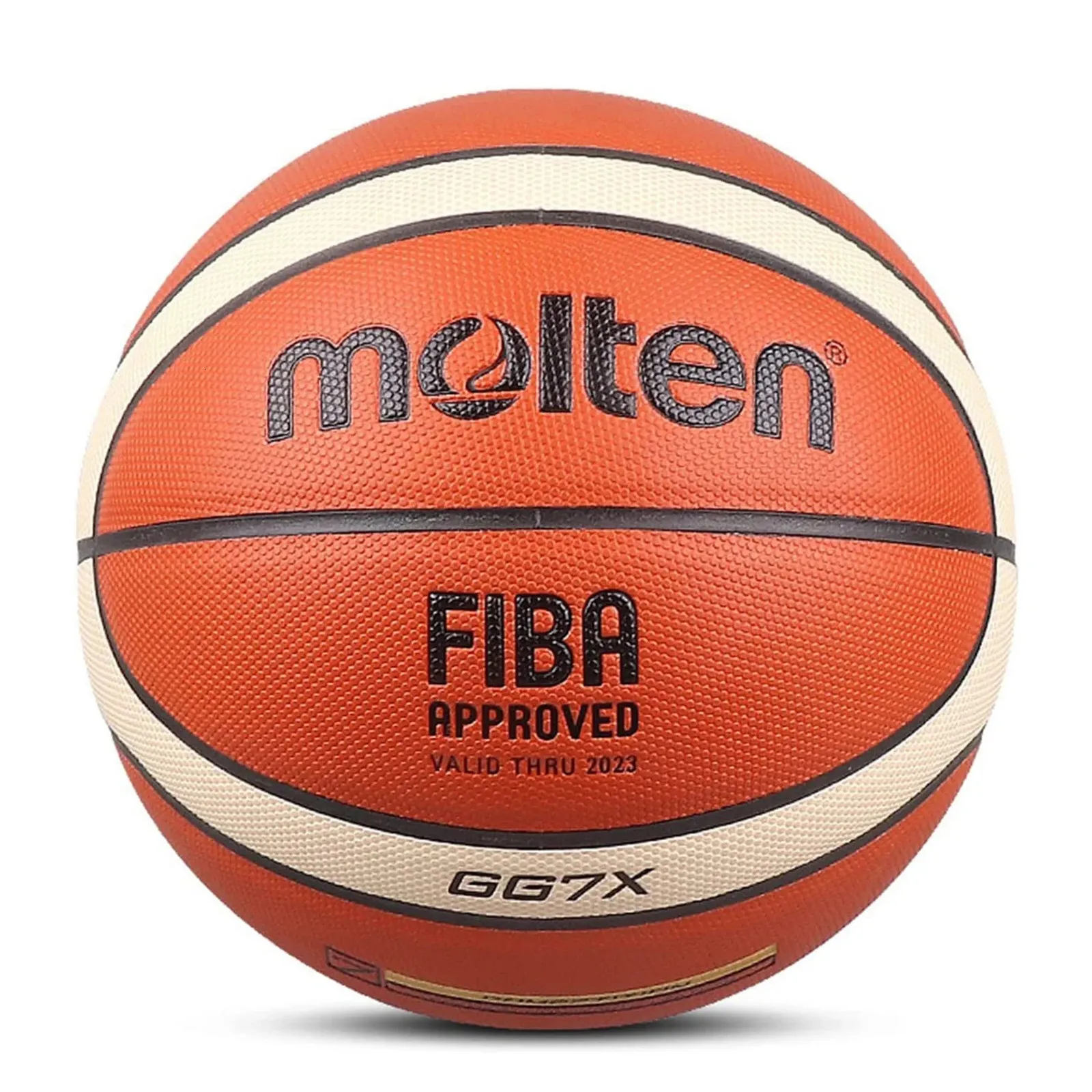 Molten Basketball Storlek 7 Officiell certifieringstävling Standard Ball Men's Training Team 240103