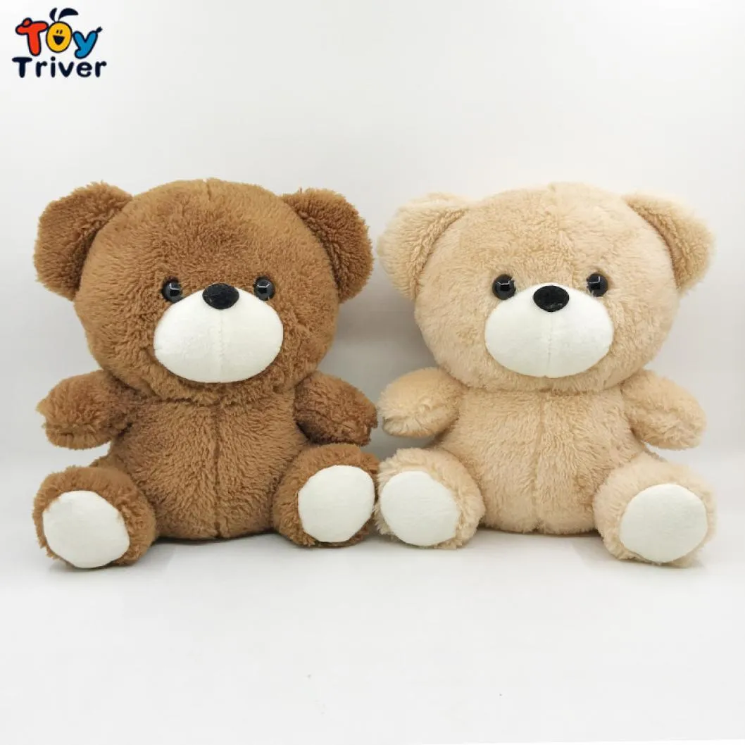 Brown Teddy Bear Plush Toy Triver Bears fyllda djurdockor Toys Baby Barn Barn födelsedag PREGITAL5795057