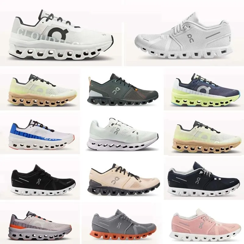 2024 On C Shoe Fashion Woman Running Shoes Män Kvinnor Designer For Sole Black White Grey Red Pink Blue Onloud White All Runner Outdoor Designer Sneakers Concord 11