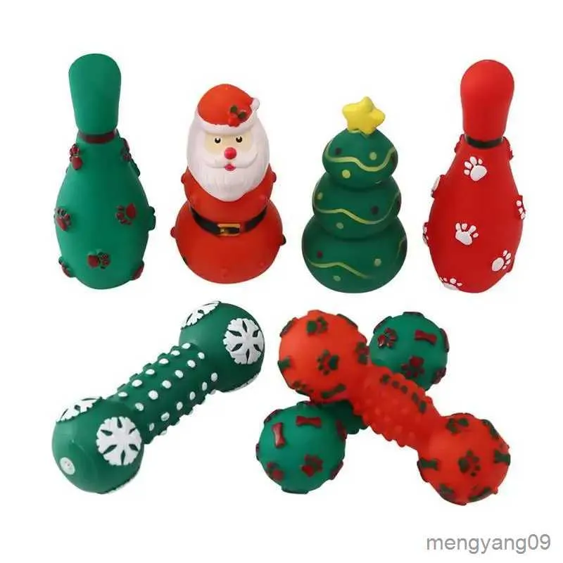 Dog Toys Chews Puppy Chew Toys Squeaky Dog Toys Christmas Theme Teething Toys Pet Toys Fun For Indoor Puppies And Dogs Chewing And Playing