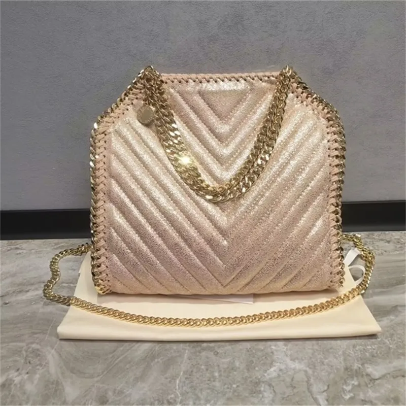 Large capacity purses designer woman handbag stella mccartney 7A business shoulder bag black storage tote long chain luxury bags convenient foldable to02