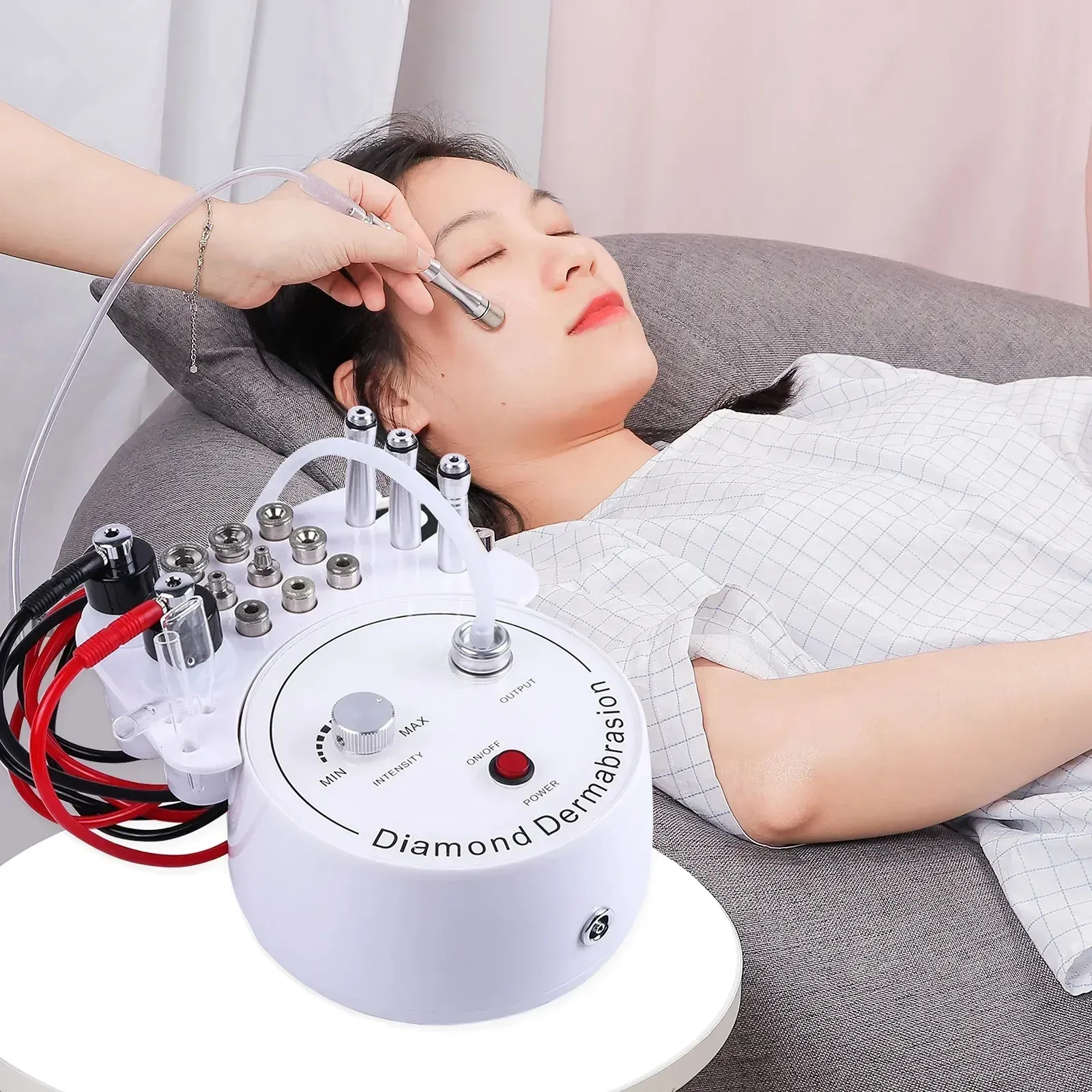 Foreverlily Diamond Microdermabrasie Dermabrasie Machine Waternevel Peeling Schoonheid Machine Rimpel Gezicht Peeling Machine 240103