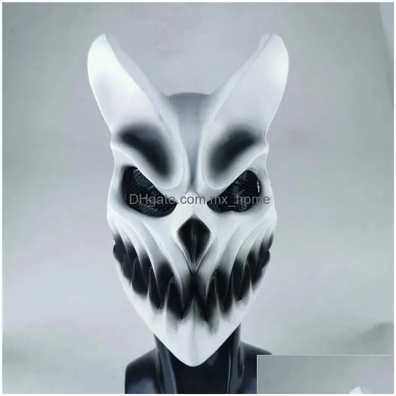 Máscaras de festa Abate para prevalecer Alex Terrible S Prop Halloween Cosplay Criança da Escuridão Mask7301875 Drop Delivery Home Garden Fest Dhbr6