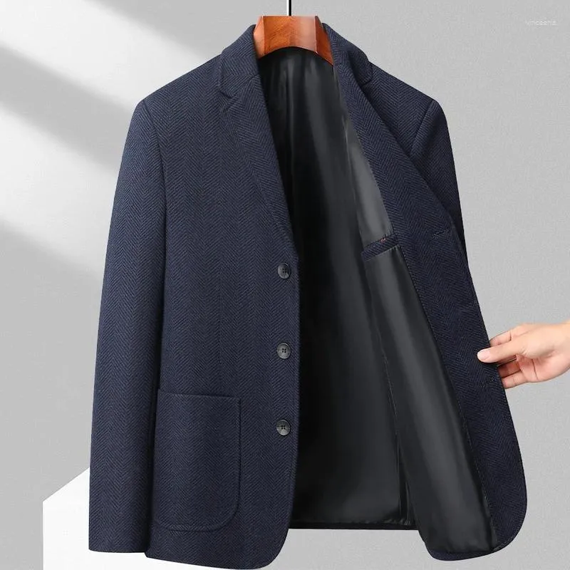 Abiti da uomo Giacca da uomo 2024 Esplosivo Autunno e Inverno Leggero Business Casual Senso avanzato di abbigliamento Sisi singolo di fascia alta