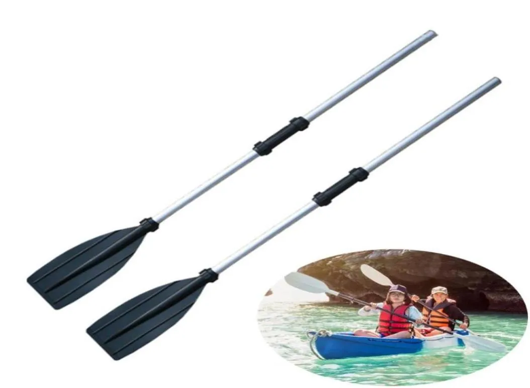 2 pièces détachables assembler des rames de bateau en aluminium renforcé pagaie longue rame PVC bateau gonflable pêche Kayak canoë Paddle Pad1412439